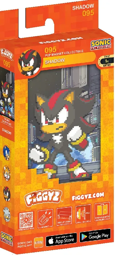 SONIC THE HEDGEHOG (MODERN) FIGGYZ MAGNET COLLECTIBLE SHADOW 11 CM